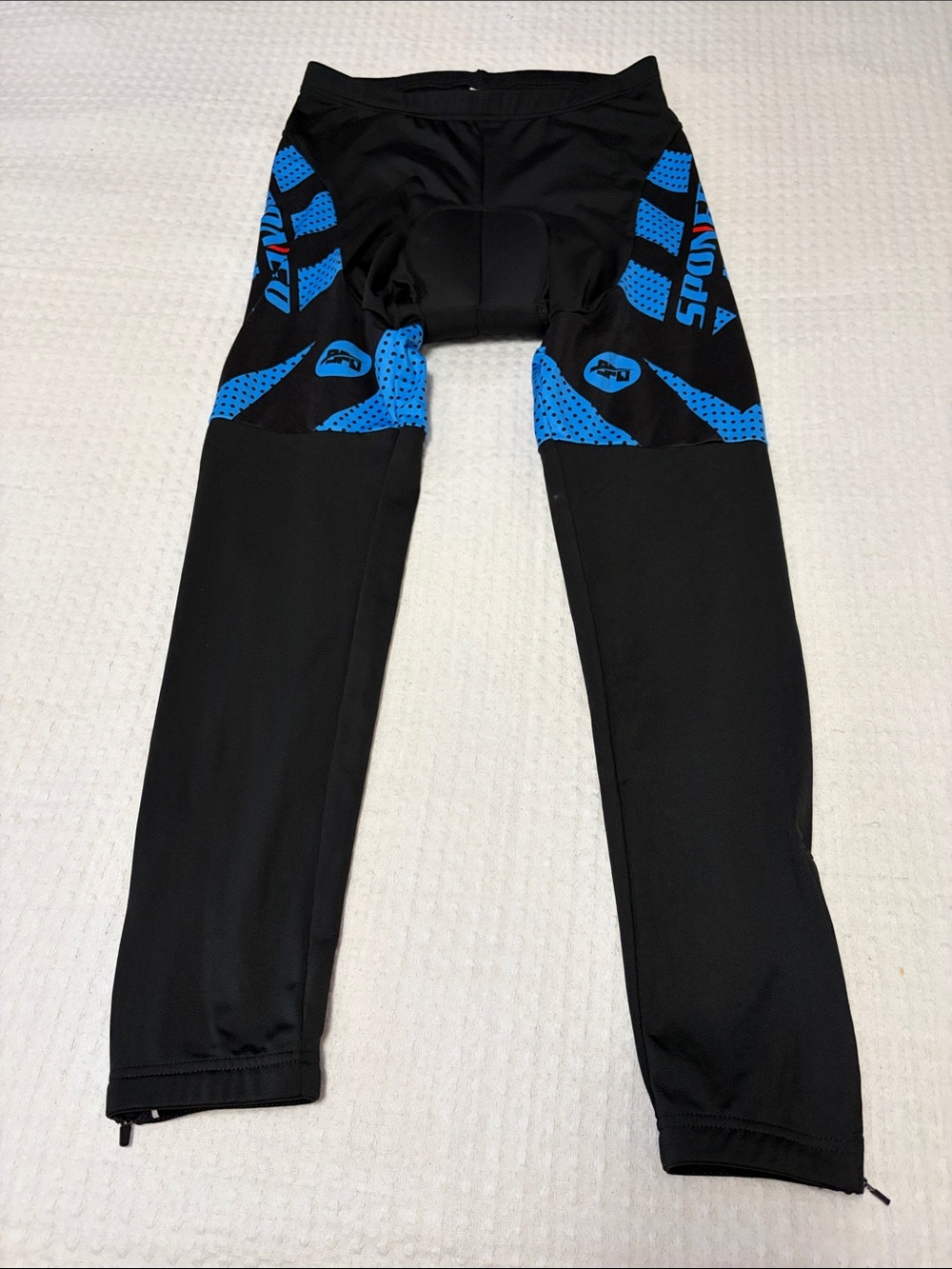 Sponeed Men’s Blue & Black Cycling Pants Size XL